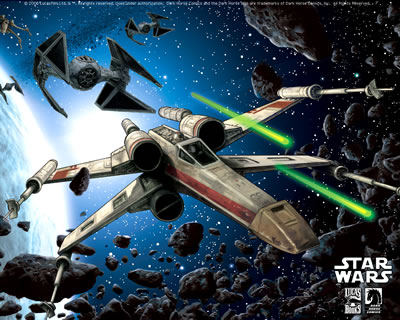 star wars desktop wallpaper. Star Wars: X-Wing