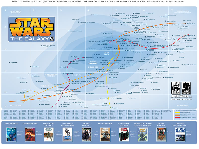 Star Wars Galaxy Map