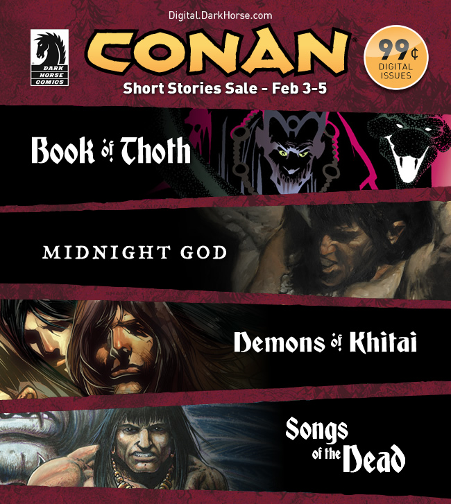Conan The Barbarian digital comic sale going on now!