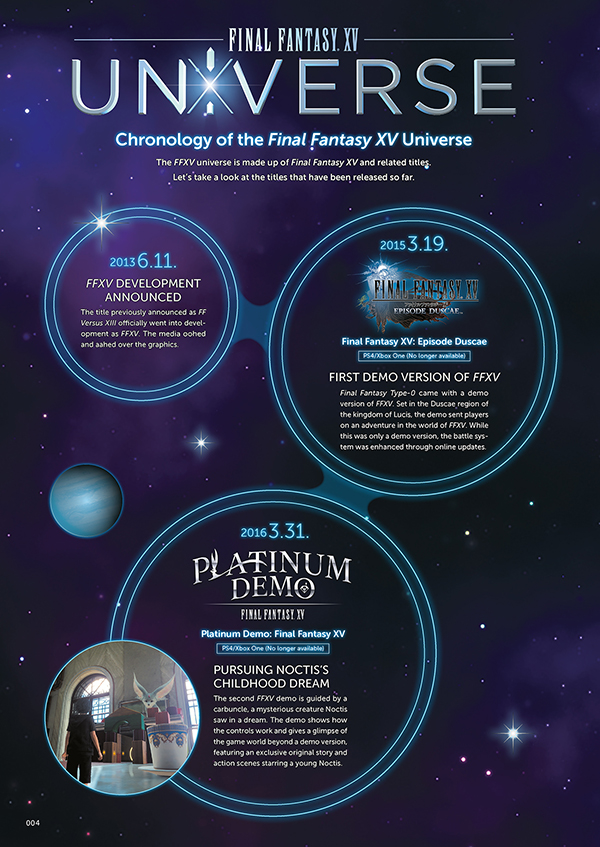 その他 Final Fantasy XV Official Works Final Fantasy XV Official Works Limited Edition :: Profile