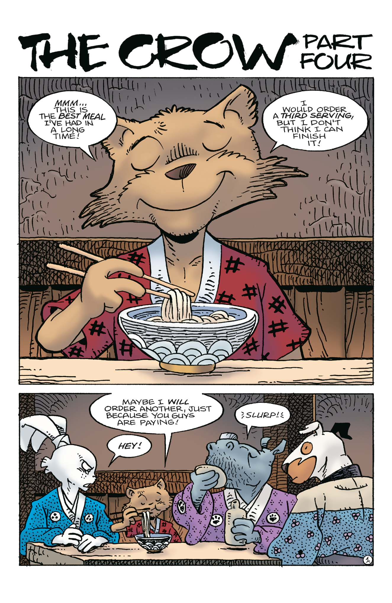 Usagi Yojimbo: The Crow #4 (David Nakayama Variant Cover