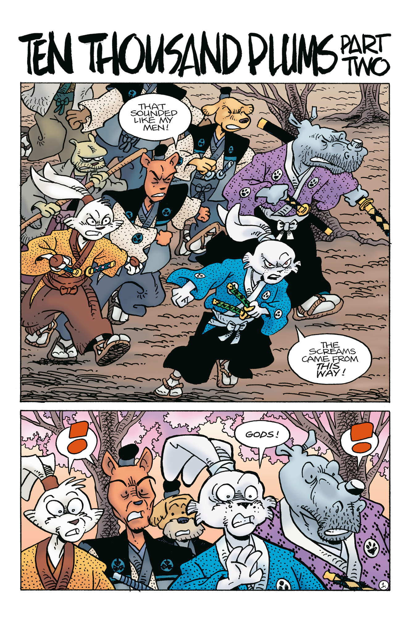 Usagi Yojimbo: Ten Thousand Plums #2 (Eric Talbot Variant