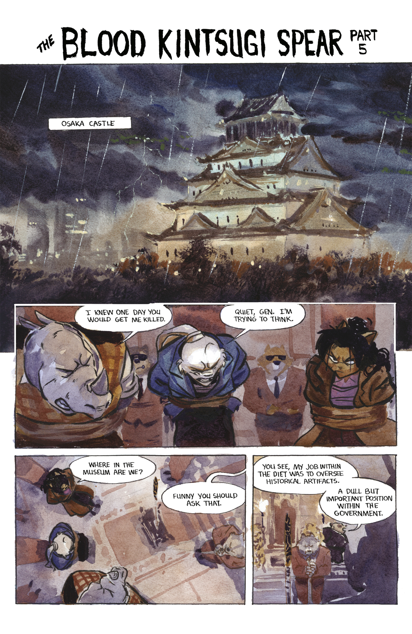 Usagi Yojimbo: Kaitō '84 #5 :: Profile :: Dark Horse Comics