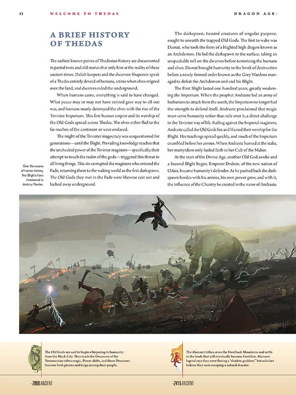 Dragon Age: The World of Thedas Volume 1 HC :: Profile