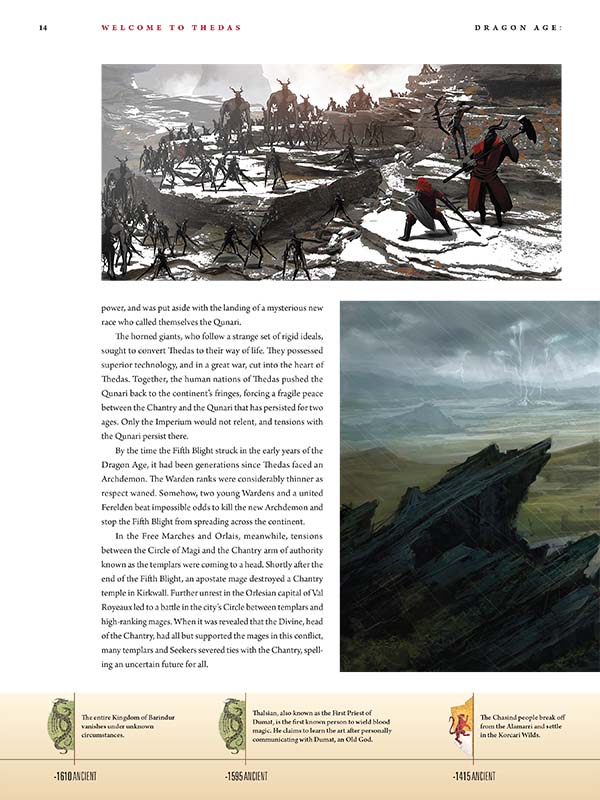 Dragon Age: The World of Thedas Volume 1 HC :: Profile