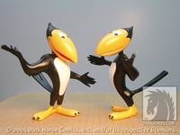 Cover image for Heckle & Jeckle Ornament Set