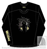 Cover image for Hellsing T-shirt: Bats/Black/Long Sleeve Tee/Adult (XXL)