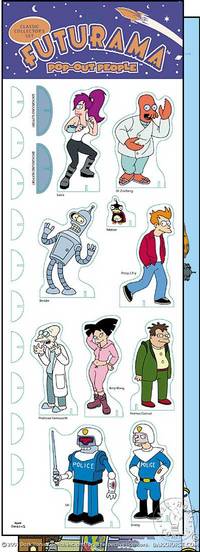 Cover image for Pop-Out People: Futurama