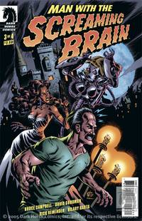 Cover image for Man with the Screaming Brain #3 (of 4)