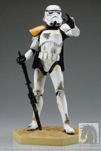 Cover image for Kotobukiya Star Wars Sand Trooper Pre-Painted Soft Vinyl Model Kit