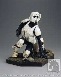 Cover image for Kotobukiya Star Wars Scout Trooper Pre-Painted Soft Vinyl Model Kit
