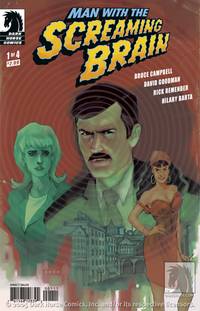 Cover image for Man with the Screaming Brain #1 (of 4) - Alternate cover