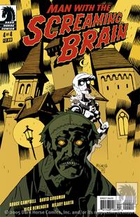 Cover image for Man with the Screaming Brain #4 - Alternate Cover
