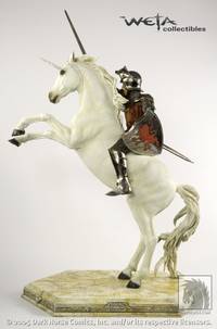 Cover image for Weta Narnia Peter on Unicorn Statue