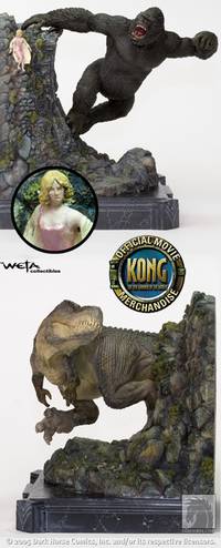 Cover image for Weta Kong vs. V-Rex Bookends