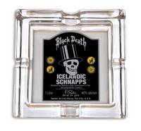 Cover image for Sin City Glass Ashtray: Black Death Icelandic Schnapps