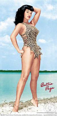 Cover image for Bettie Page Beach Towel