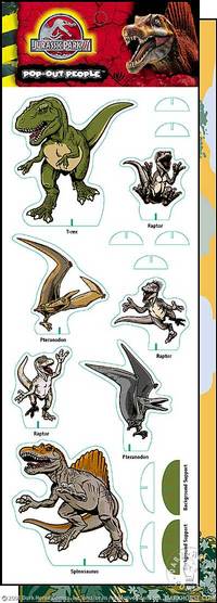 Cover image for Pop-Out People: Jurassic Park III
