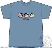 Cover image for Bettie Page T-Shirt (Bettie x 3 Blue) (M)