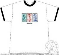 Cover image for Bettie Page T-Shirt (Bettie x 3 Ringer) (XXL)