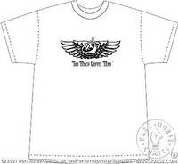 Cover image for Too Much Coffee Man Tee (Coffee Cup with Wings) (XXL)