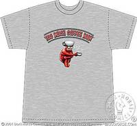 Cover image for Too Much Coffee Man Tee (Too Much Coffee Man and Logo) (XXL)