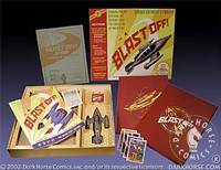 Cover image for Blast Off!: Rockets, Rayguns, Robots, and Rarities from the Golden Age of Space Toys Limited Edition HC