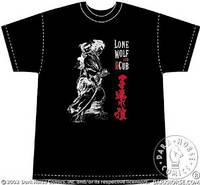 Cover image for Lone Wolf and Cub Tee (Ogami and Diagoro Side Shot Tee) (XXL)