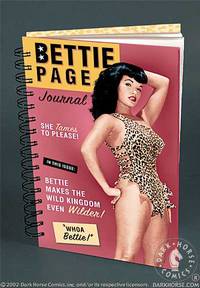 Cover image for DHorse Deluxe Journal: Bettie Page -- Wild Kingdom