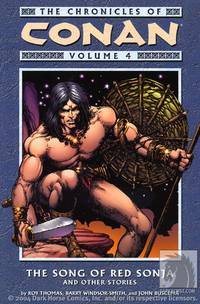 Cover image for Chronicles of Conan Volume 4: The Song of Red Sonja and Other Stories TPB
