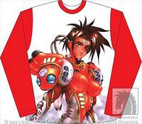 Cover image for DHorse Deluxe T-Shirt: Shirow Masamune All Over (XXL)