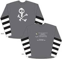 Cover image for Tim Burton Tee: Skull/Toxic Boy/long sleeve (S)
