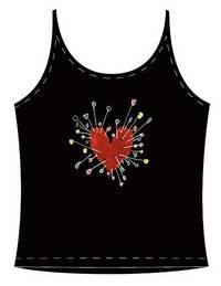 Cover image for Tim Burton Tee: Voodoo Heart (XL)