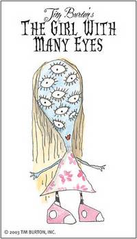 Cover image for Tim Burton Sticker: Girl with Many Eyes