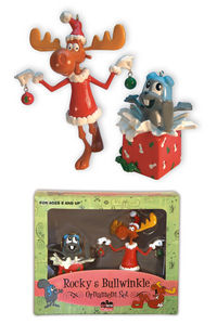 Cover image for Rocky and Bullwinkle Ornament Set