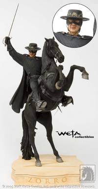 Cover image for Weta Collectibles Zorro on Tornado Statue