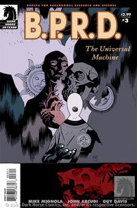 Cover image for B.P.R.D.: The Universal Machine #3