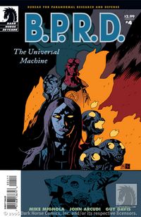 Cover image for B.P.R.D.: The Universal Machine #4