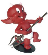 Cover image for Hot Stuff Pitchfork Guitar Figurine