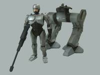 Cover image for Kotobukiya Robocop: Robocop and Ed 209