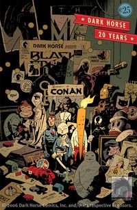Cover image for Dark Horse Twenty Years 25 Cent Issue