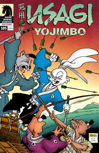 Cover image for Usagi Yojimbo #105