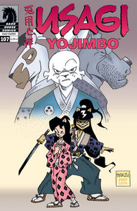 Cover image for Usagi Yojimbo #107