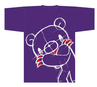 Cover image for Gloomy Bear Women's T-shirt Purple (XL)