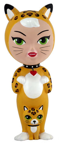 Cover image for Lisa Petrucci's Kick-Ass Cuties Vinyl: Lil' Leona Leopard