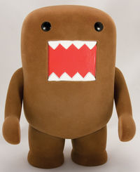 Cover image for Domo 8" Flocked Figure (Classic Brown)