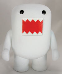 Cover image for Domo 8" Flocked Figure (Polar White)