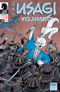 Cover image for Usagi Yojimbo #119