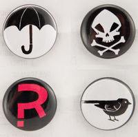 Cover image for Umbrella Academy Button 4-Pack