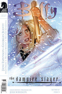 Cover image for Buffy the Vampire Slayer Season 8 #30: Retreat part 5 (Adam Hughes cover)